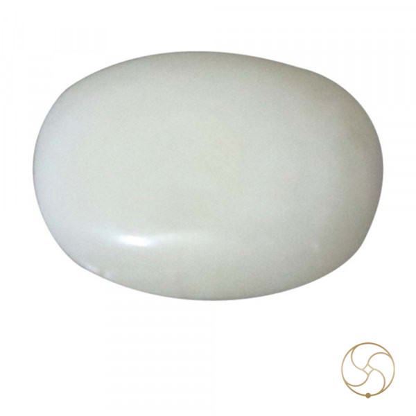 Image of 04.30 Carats White Coral With Ring Or Pendant - सफ़ेद मूंगा रत्न