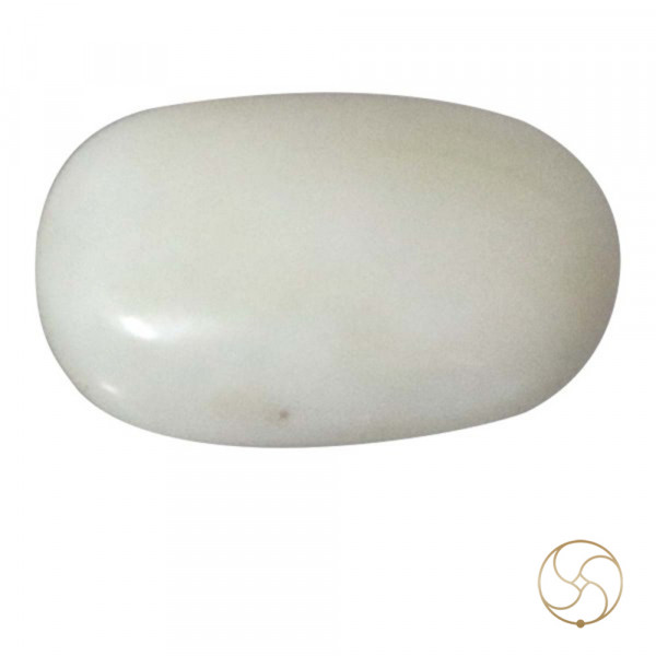 Image of 04.15 Carats White Coral With Ring Or Pendant - सफ़ेद मूंगा रत्न