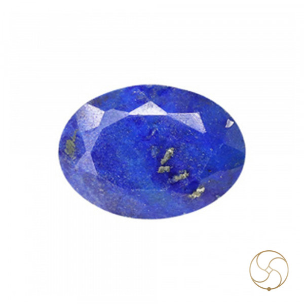 Image of 10.55 Carats Lapis Lazuli Gemstone With Silver Ring Or Pendant – लाजवर्त रत्न