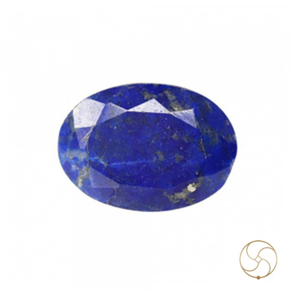 Image of 10.80 Carats Lapis Lazuli Gemstone With Silver Ring Or Pendant – लाजवर्त रत्न