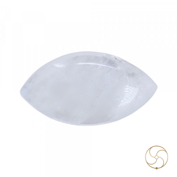 Image of 7.3 Carat Moon Gemstone With Silver Ring or Pendant- चंद्रमणि रत्न