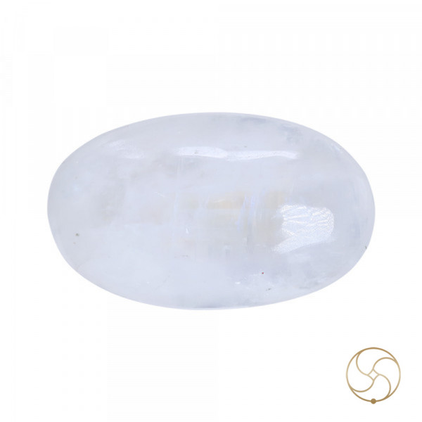 Image of 11.3 Carat Moon Gemstone with Silver Ring or Pendant- चंद्रमणि रत्न