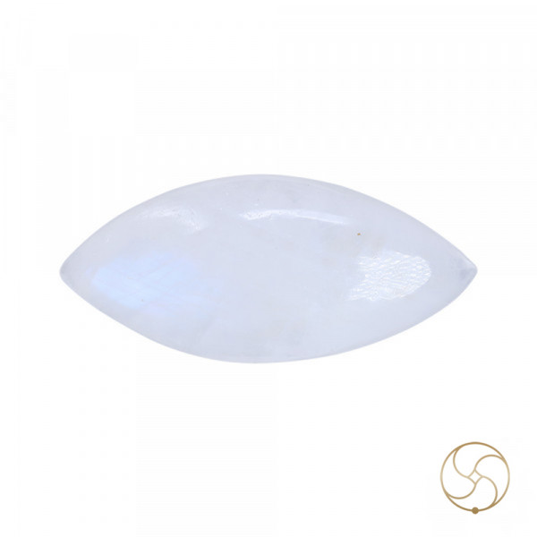 Image of 11.0  Carat Moon Gemstone with Silver Ring or Pendant- चंद्रमणि रत्न