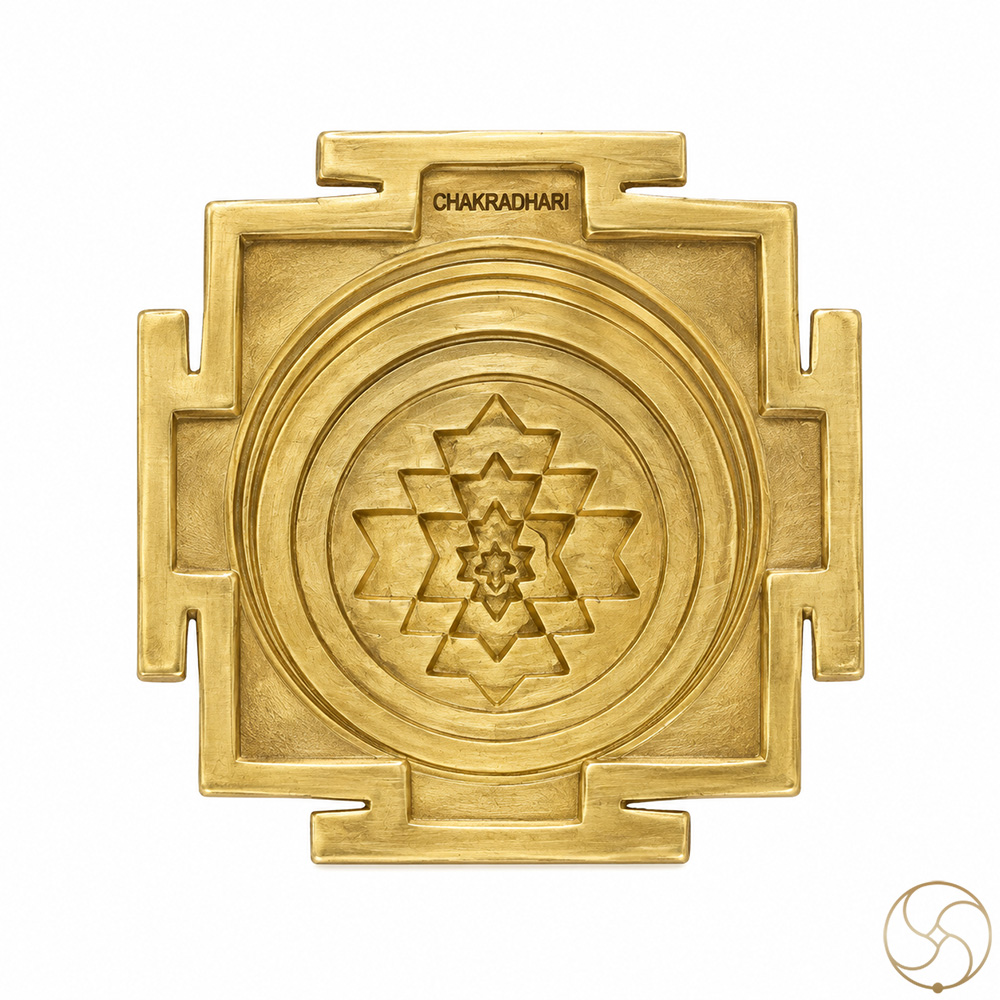 Ritika Brass Maha Meru Shri Yantra with Perfect Dimensions