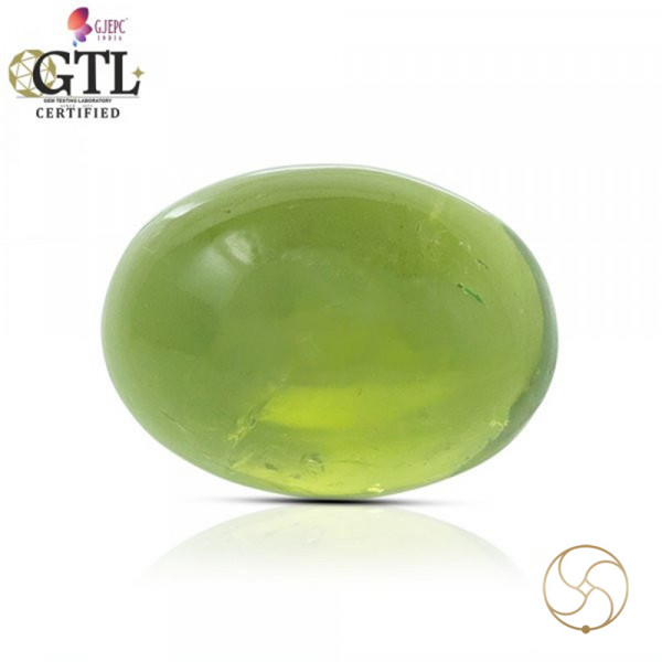 Image of 09.45 Carats Peridot Gemstone With Ring Or Pendant - पुटिका रत्न