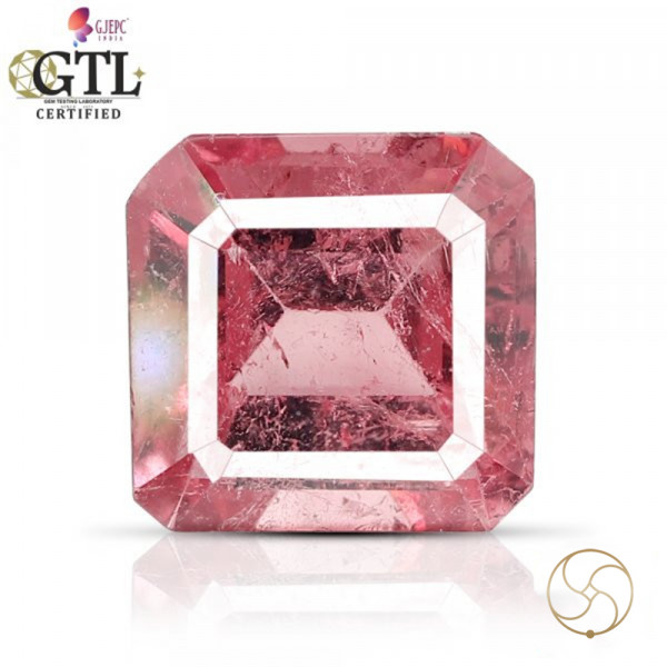 Image of 04.97 Carats Natural Pink Tourmaline Gemstone With Ring Or Pendant - प्राकर्तिक  गुलाबी वैक्रान्त रत्न