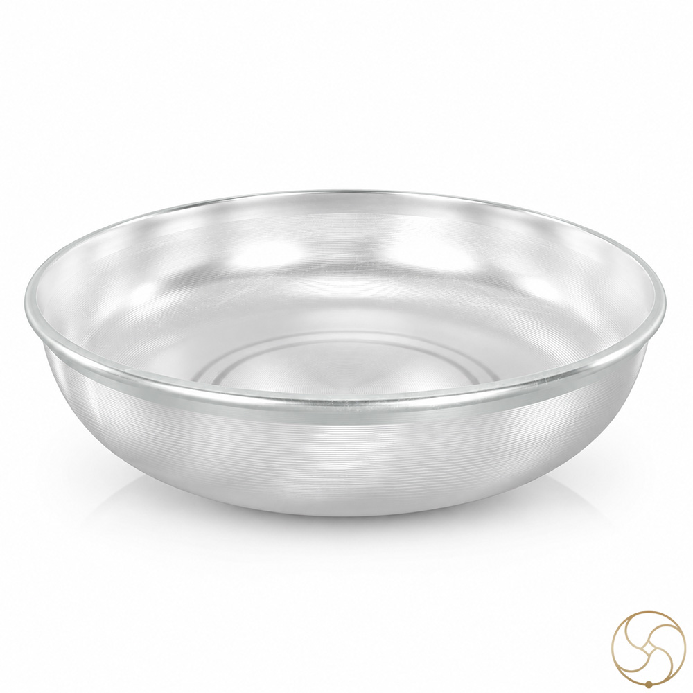 999 Silver Halwa Plate