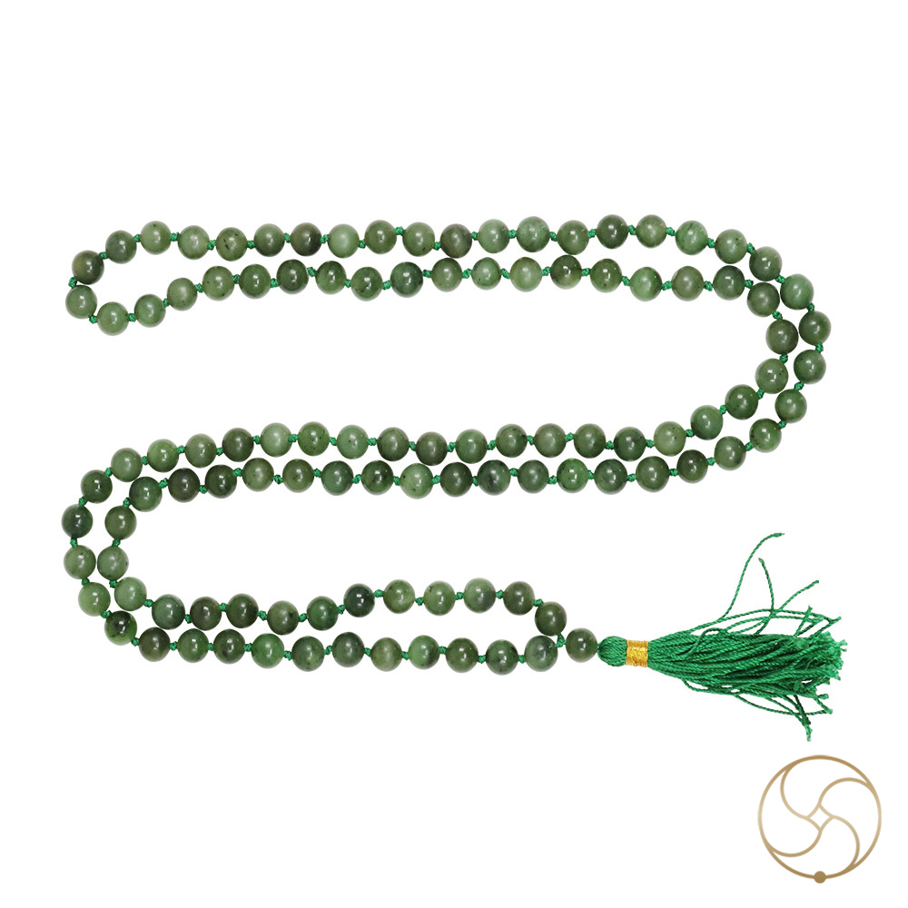 Jade Mala With 1081 Beads for Jaap or Wearing 8mm