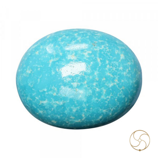 Image of 12.30 Carats American Sleeping Beauty Turquoise Gemstone - पिरोजक, सोता सौंदर्या अमेरिकी फ़िरोज़ा रत्न