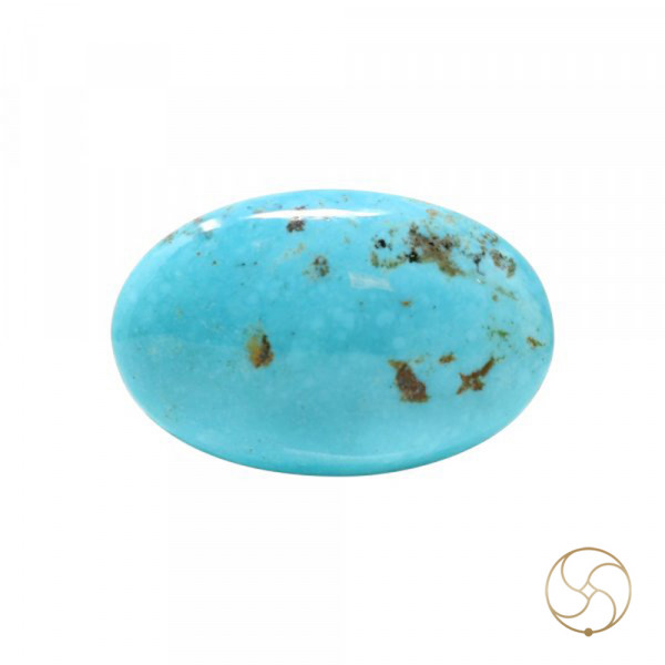 Image of 49.70 Carats Turquoise American Gemstone - पिरोजक, फ़िरोज़ा अमेरिकन रत्न