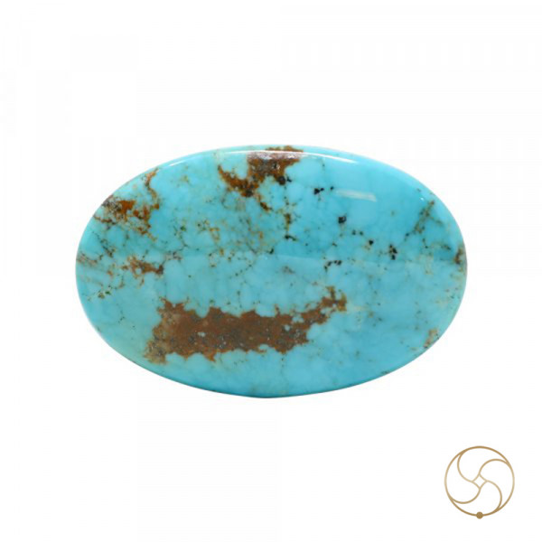 Image of 42.35 Carats Turquoise American Gemstone - पिरोजक, फ़िरोज़ा अमेरिकन रत्न