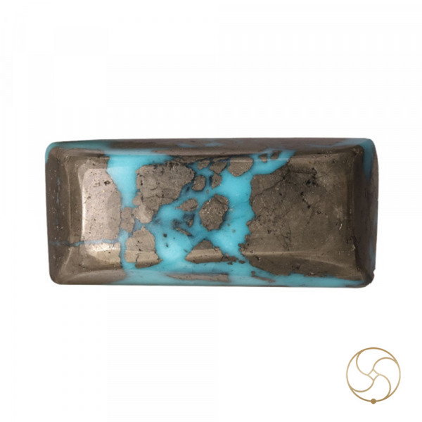 Image of 15.6 Carats Turquoise Irani Gemstone - पिरोजक, फ़िरोज़ा ईरानी रत्न