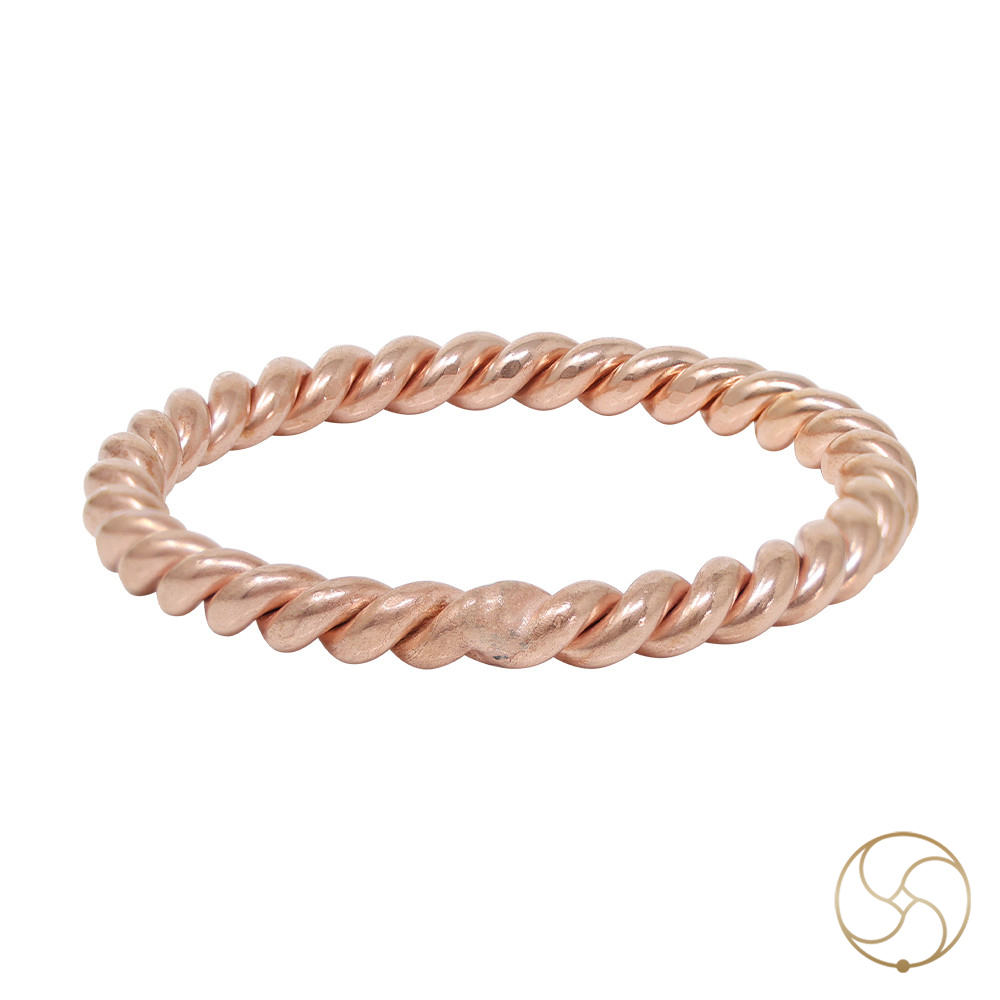 999 Nepaliya Copper Tensor  45 Bangle For Female With Joint -    45     