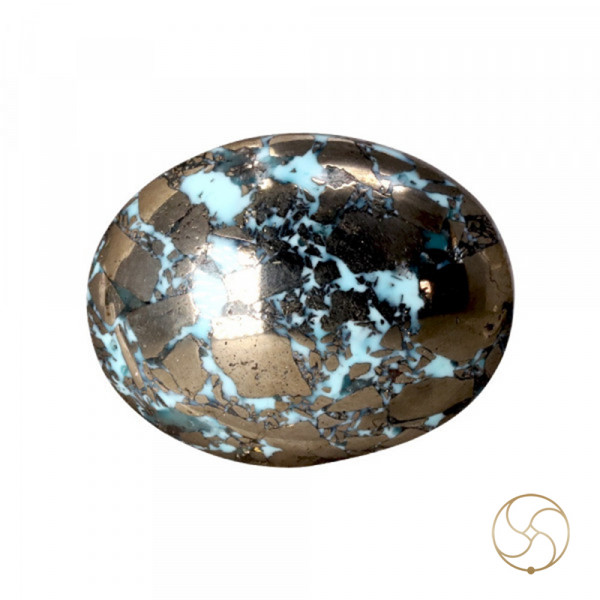 Image of 9.6 Carats Turquoise Irani Gemstone - पिरोजक, फ़िरोज़ा ईरानी रत्न