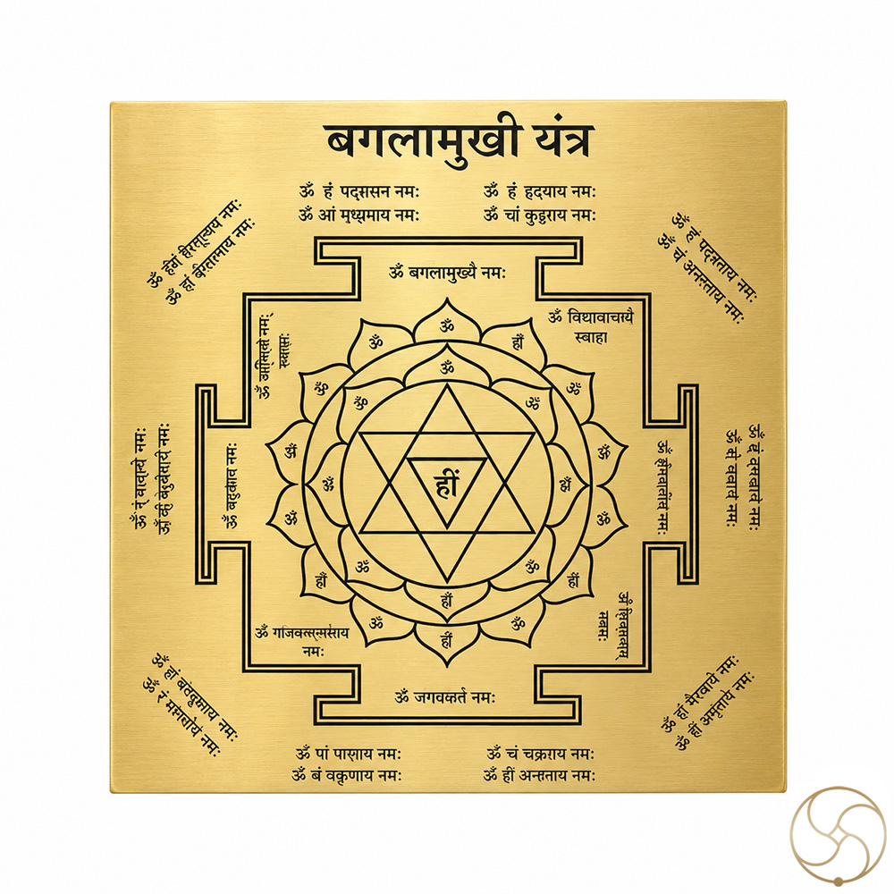 Baglamukhi Yantra 100 Accurate with All Mantra in Ritika Brass