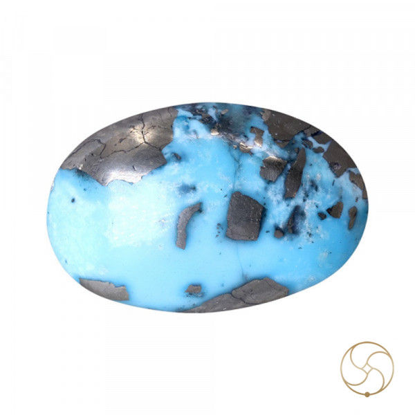 Image of 7.8 Carats Turquoise Irani Gemstone - पिरोजक, फ़िरोज़ा ईरानी रत्न
