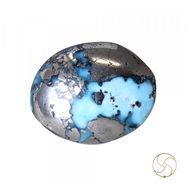 Image of 6.7 Carats Turquoise Irani Gemstone - पिरोजक, फ़िरोज़ा ईरानी रत्न
