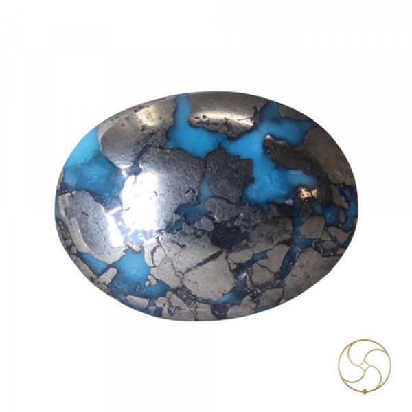 Image of 9.8 Carats Turquoise Irani Gemstone - पिरोजक, फ़िरोज़ा ईरानी रत्न