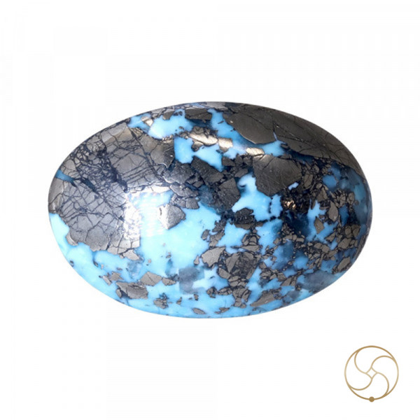 Image of 13.4 Carats Turquoise Irani Gemstone - पिरोजक, फ़िरोज़ा ईरानी रत्न