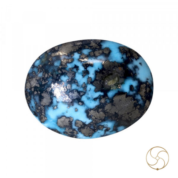 Image of 11.5 Carats Turquoise Irani Gemstone - पिरोजक, फ़िरोज़ा ईरानी रत्न
