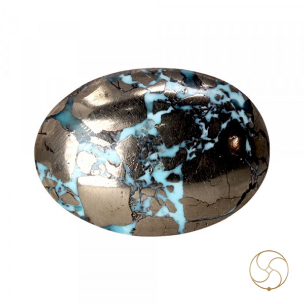 Image of 8.5 Carats Turquoise Irani Gemstone - पिरोजक, फ़िरोज़ा ईरानी रत्न