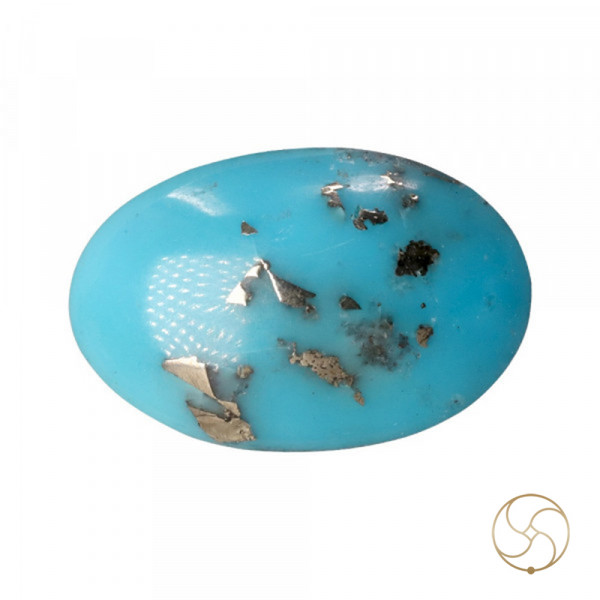 Image of 5.0  Carats Turquoise Irani Gemstone - पिरोजक, फ़िरोज़ा ईरानी रत्न
