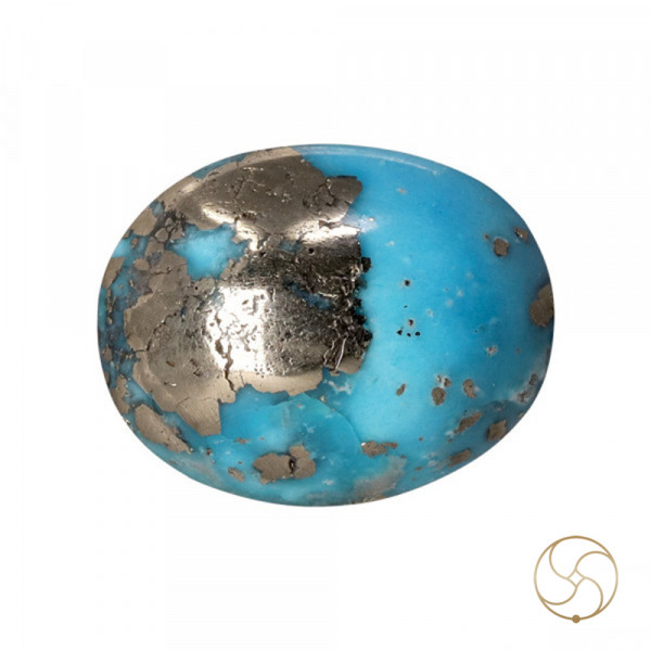 Image of 8.3 Carats Turquoise Irani Gemstone - पिरोजक, फ़िरोज़ा ईरानी रत्न