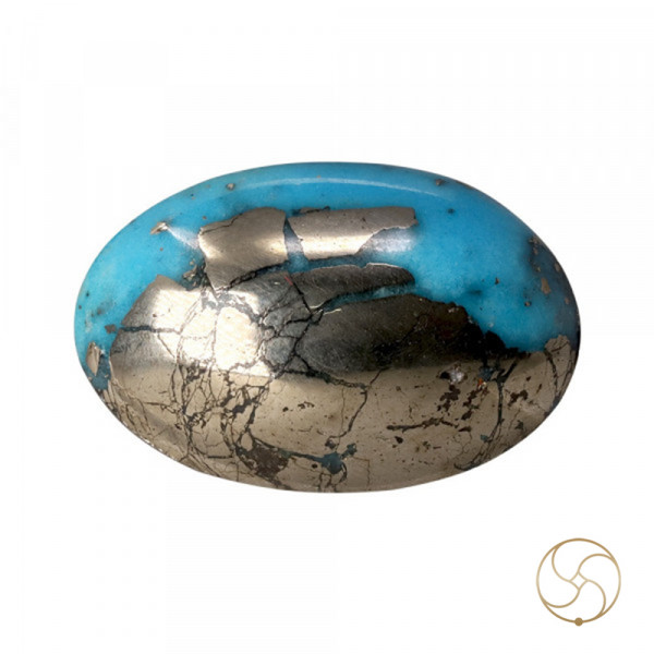 Image of 15.8 Carats Turquoise Irani Gemstone - पिरोजक, फ़िरोज़ा ईरानी रत्न