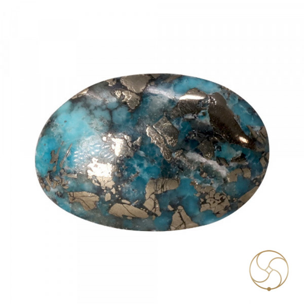 Image of 7.9 Carats Turquoise Irani Gemstone - पिरोजक, फ़िरोज़ा ईरानी रत्न