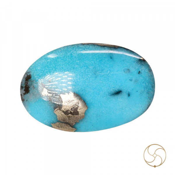 Image of 10.6 Carats Turquoise Irani Gemstone - पिरोजक, फ़िरोज़ा ईरानी रत्न