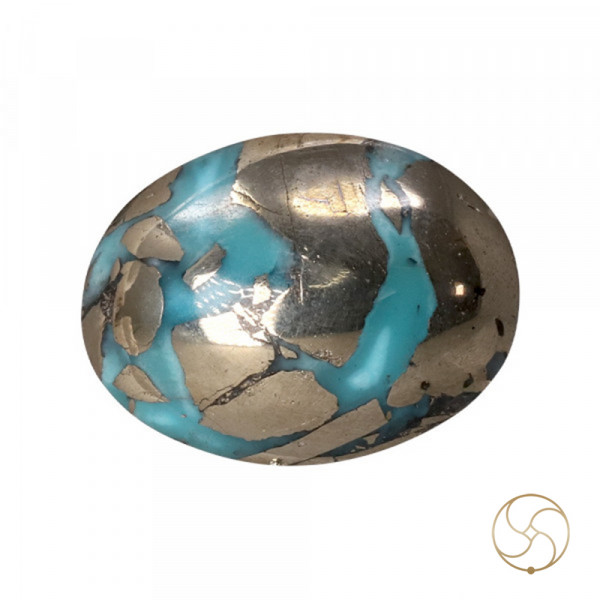 Image of 8.2 Carats Turquoise Irani Gemstone - पिरोजक, फ़िरोज़ा ईरानी रत्न