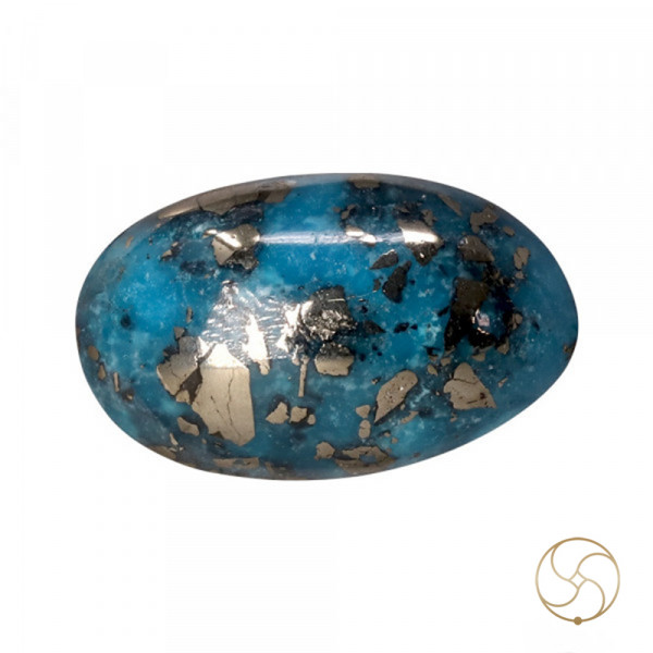 Image of 6.6 Carats Turquoise Irani Gemstone - पिरोजक, फ़िरोज़ा ईरानी रत्न