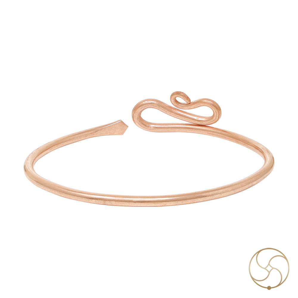 999 Nepaliya Copper Ladies  Gents Snake Leg bangle -         35gm