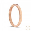 Pure Copper Flat Bangle for Men