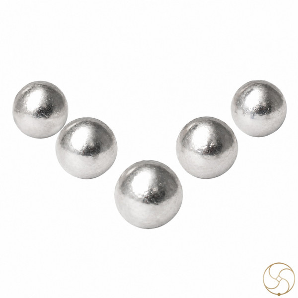 Image of 99.9% Pure Silver Solid Balls (5 Piece)