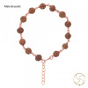 Copper  Rudraksha  Bracelet For Male And Female -तांबा रुद्राक्ष वलय स्त्री पुरुष हेतु