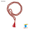 Red Jasper Jaap Mala 108 Plus 1 Beads - लोहित: रत्न माला (एक सौ आठ संग गुरु - मनका)