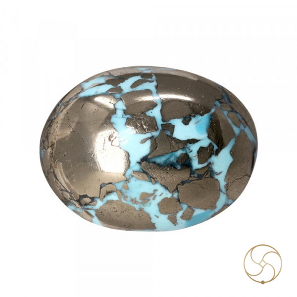 Image of 13.1 Carats Turquoise Irani Gemstone - पिरोजक, फ़िरोज़ा ईरानी रत्न