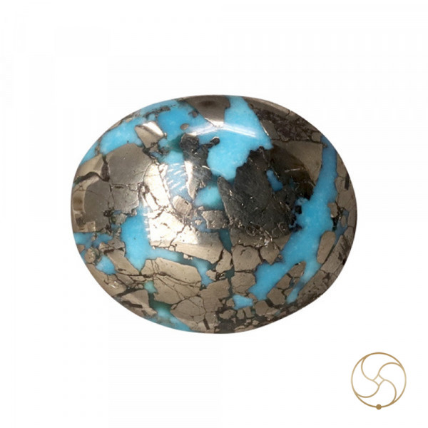 Image of 8.8 Carats Turquoise Irani Gemstone - पिरोजक, फ़िरोज़ा ईरानी रत्न
