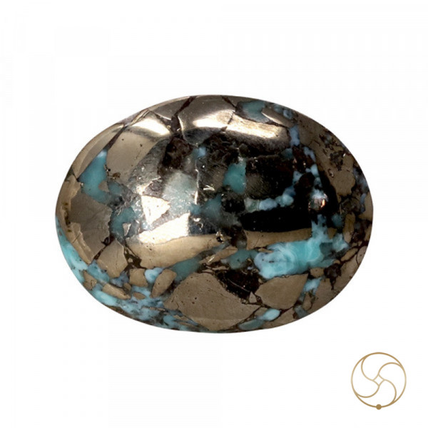 Image of 9.3 Carats Turquoise Irani Gemstone - पिरोजक, फ़िरोज़ा ईरानी रत्न