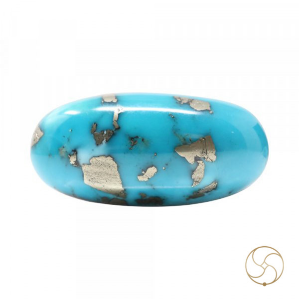 Image of 74.80 Carats Turquoise Irani Gemstone - पिरोजक, फ़िरोज़ा ईरानी रत्न
