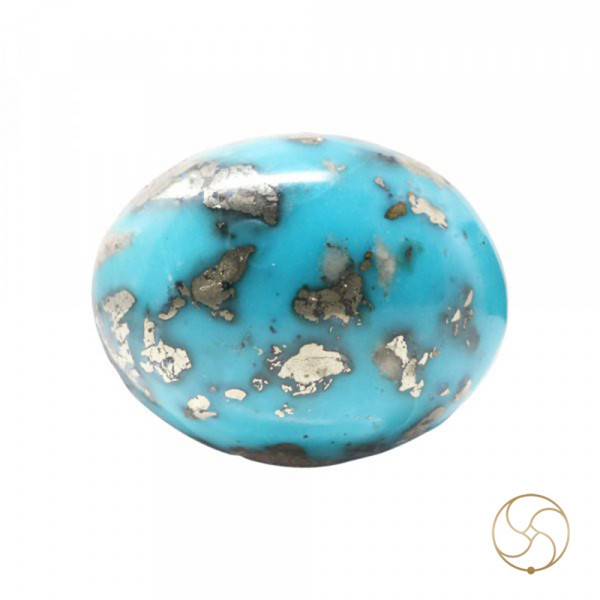 Image of 58.30 Carats Turquoise Irani Gemstone - पिरोजक, फ़िरोज़ा ईरानी रत्न