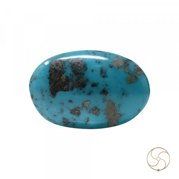 Image of 40.20 Carats Turquoise Irani Gemstone - पिरोजक, फ़िरोज़ा ईरानी रत्न