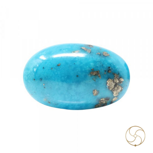 Image of 33.50 Carats Turquoise Irani Gemstone - पिरोजक, फ़िरोज़ा ईरानी रत्न
