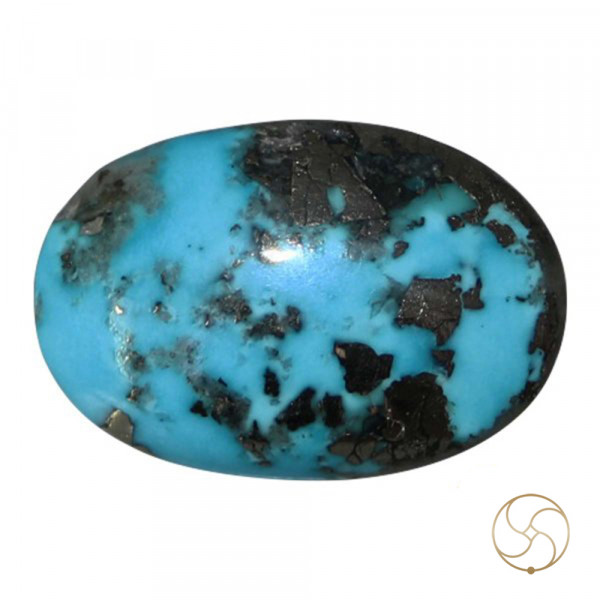 Image of 47.70 Carats Turquoise Irani Gemstone - पिरोजक, फ़िरोज़ा ईरानी रत्न