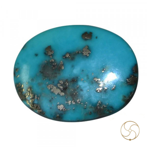 Image of 22 Carats Turquoise Irani Gemstone - पिरोजक, फ़िरोज़ा ईरानी रत्न
