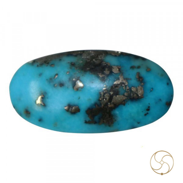 Image of 17.25 Carats Turquoise Irani Gemstone - पिरोजक, फ़िरोज़ा ईरानी रत्न