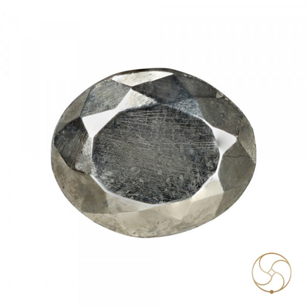 Image of 5.35 Carats Pyrite Gemstone With Ring Or Pendant - माक्षिक रत्न