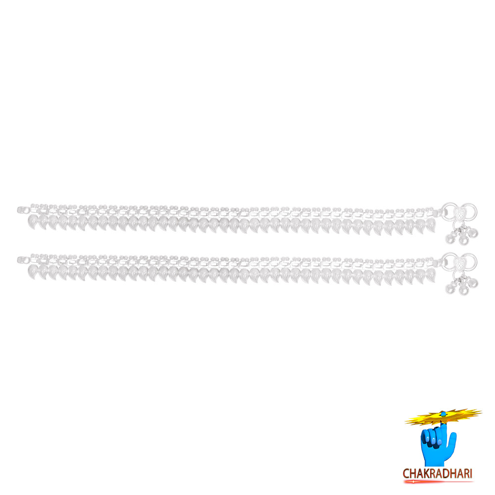 996  Silver Kacchi Kairi Payal -    