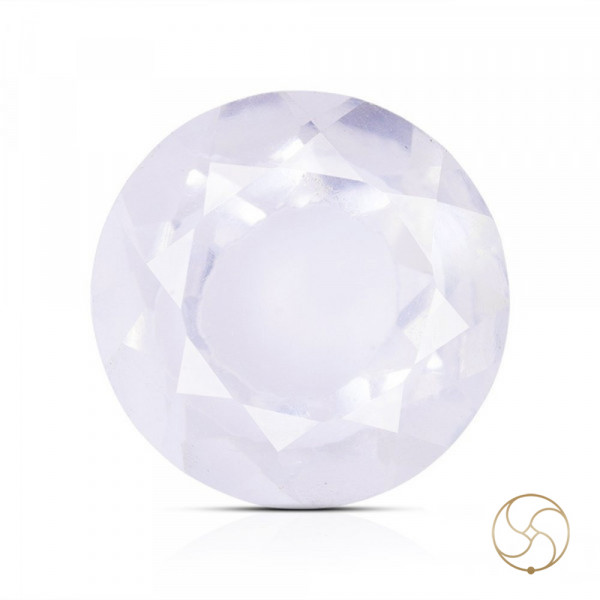 Image of 04.70 To 04.90 Carats Rose Quartz Gemstone With Silver Ring Or Pendant - गुलाबी स्फटिक